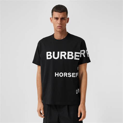 Burberry Horseferry Print Cotton Oversized T